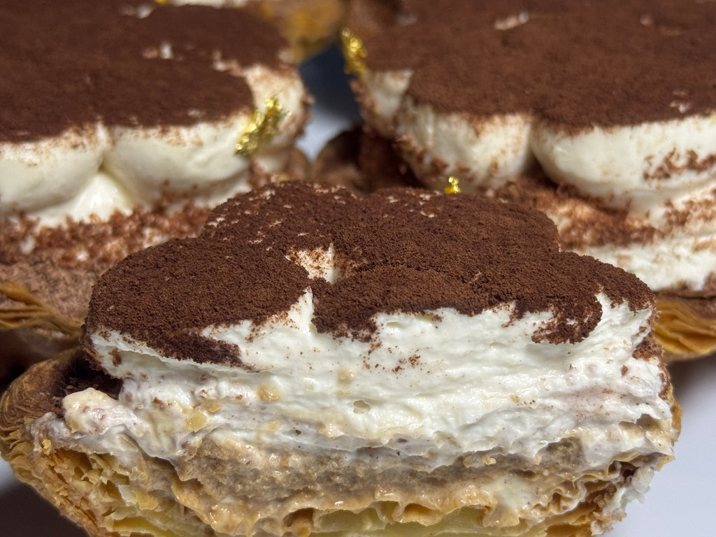 經典法式提拉米蘇千層酥皮撻 Classic French Tiramisu Feuilleté Tart
