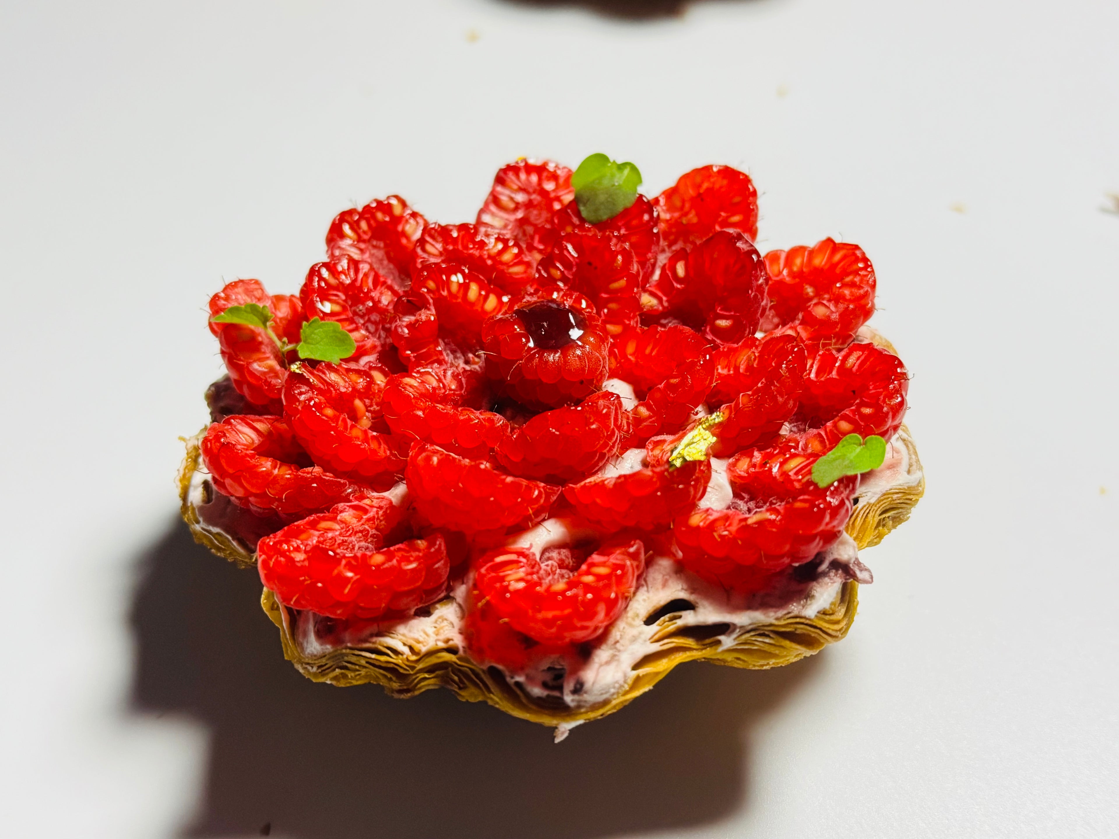 經典法式覆盆子酥皮撻 Classic French Raspberry Feuilleté Tart