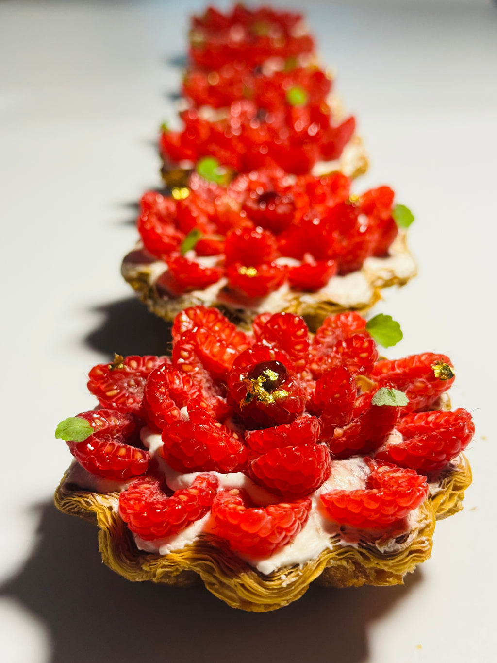 經典法式覆盆子酥皮撻 Classic French Raspberry Feuilleté Tart