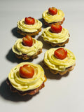 草莓酥皮撻，酥脆千層皮配新鮮草莓與金箔 | Strawberry Feuilleté Tart with fresh strawberries and gold leaf | L'Œuf 樂芙