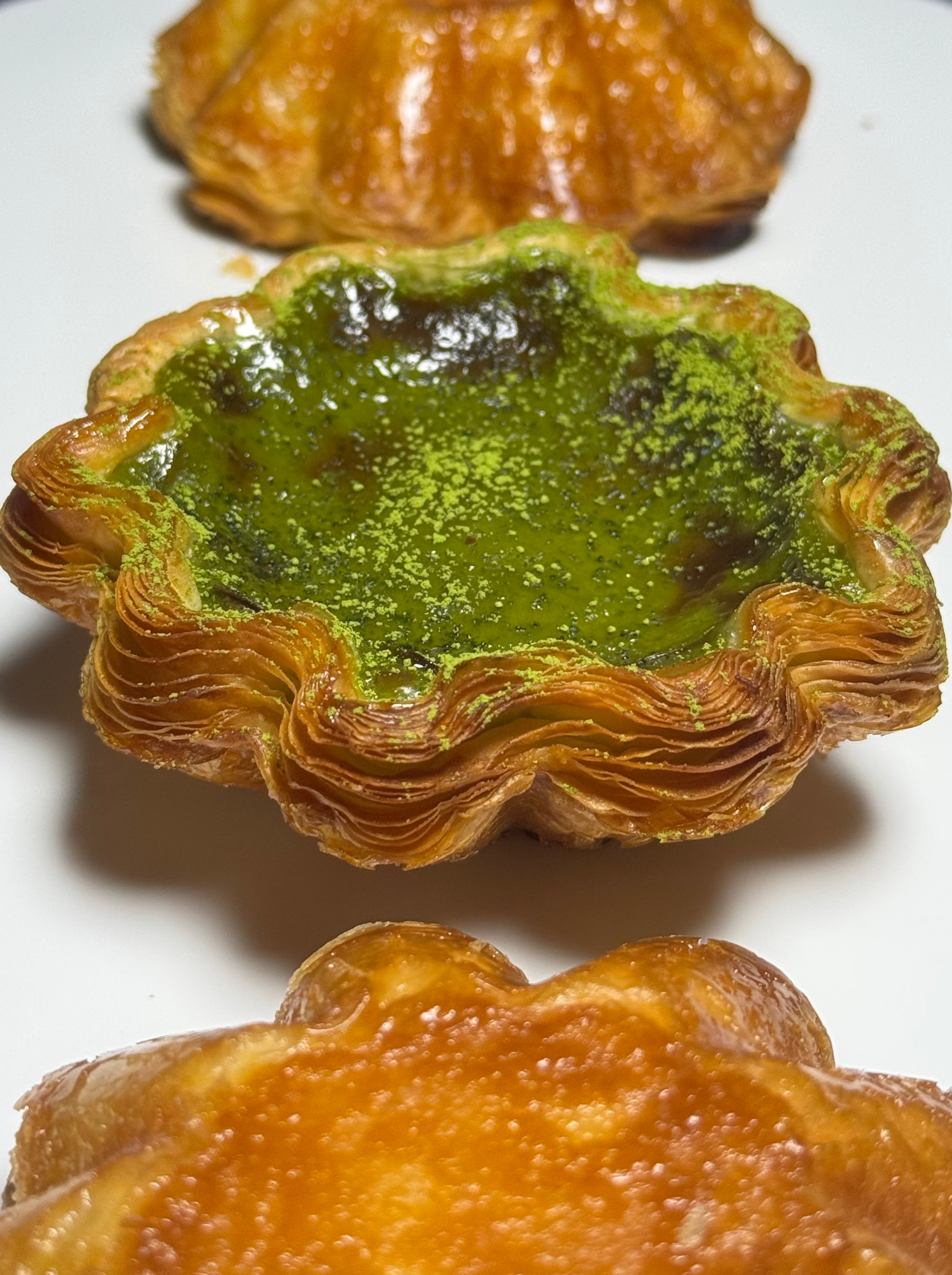 京都宇治抹茶紅豆布丁撻 Kyoto Uji Matcha Azuki Flan pâtissier