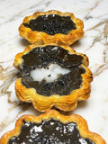 黑芝麻麻糬布丁撻 Black Sesame Mochi Flan pâtissier