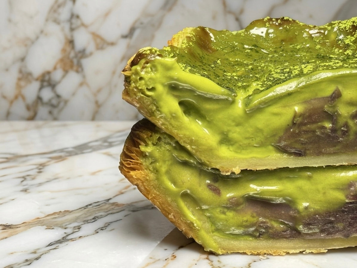 京都宇治抹茶紅豆布丁撻 Kyoto Uji Matcha Azuki Flan pâtissier