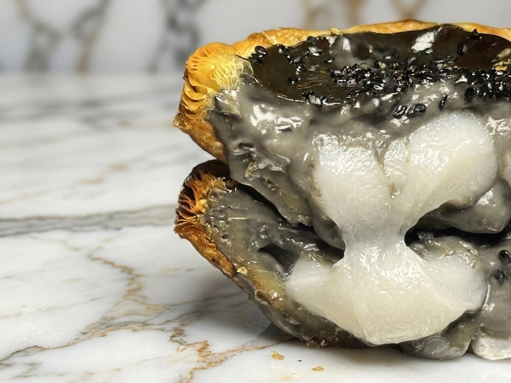 黑芝麻麻糬布丁撻 Black Sesame Mochi Flan pâtissier