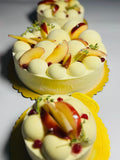 白桃乳酪芝士蛋糕 White Peach Yogurt Cheese Cake | L'Œuf 樂芙